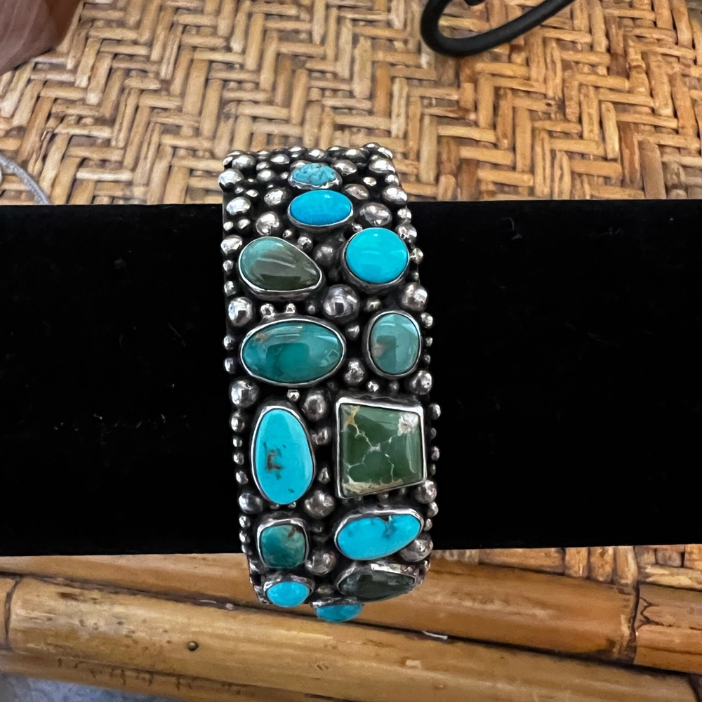 Native American Multi Stone Cuff - Retail $900